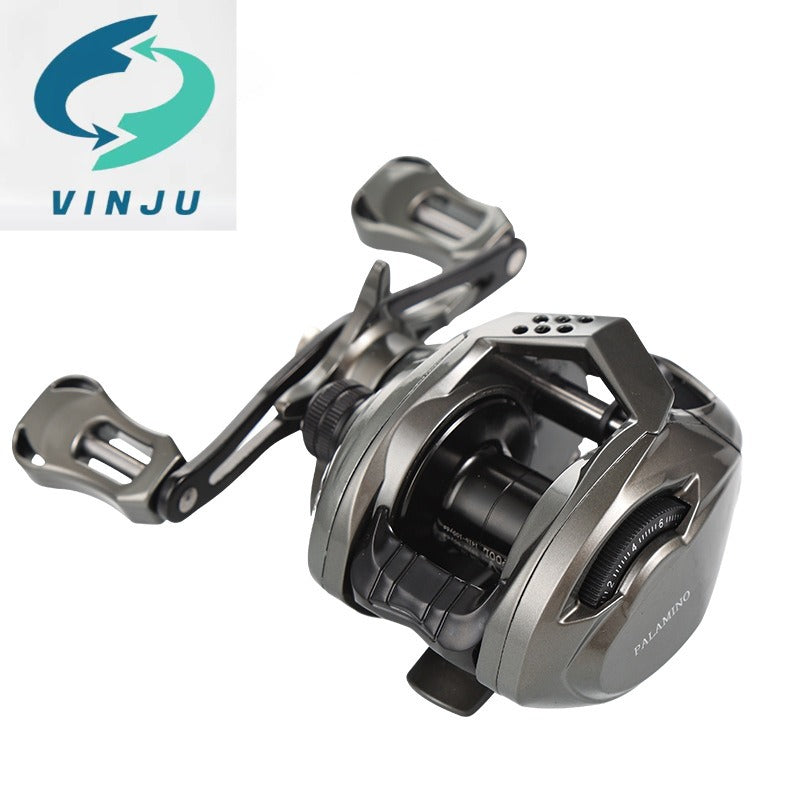 JM200 Baitcasting Reels ultra-long-distance cast prevent wind knots strong magnetic brake metal lure fishing reel